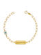 Kiriakos Gofas Kids Bracelet ID from Gold 9K