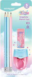 Pastell Schreibwaren-Set Keyroad
