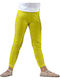 Kinder Leggings Lang Gelb