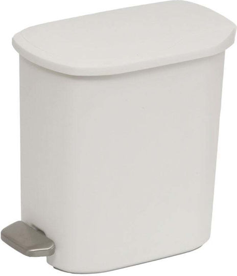 Rainbow Plastic Perie de toaletă Închidere lentă 6lt Alb