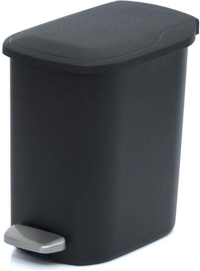 Rainbow Plastic Perie de toaletă Închidere lentă 6lt Negru