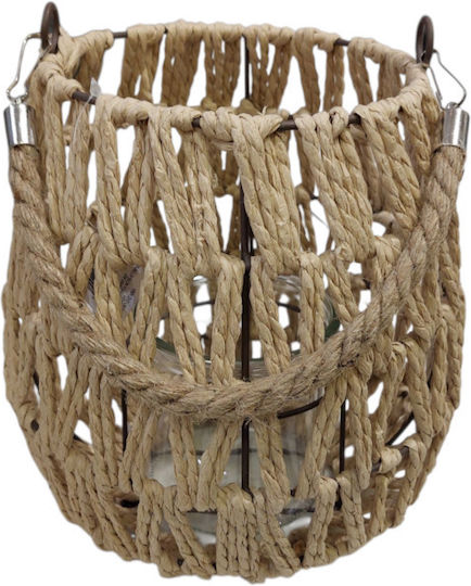 keleman Metallic Lantern Brown 20x20x20cm