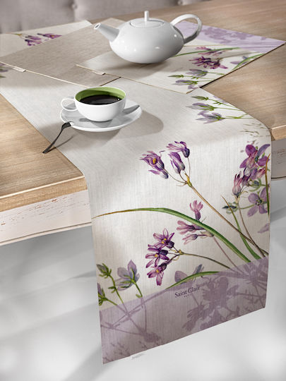 Saint Clair Runner Устойчив На Петна Лилав 40x160см Saint Clair Runner Устойчив На Петна Лилав 40x160см