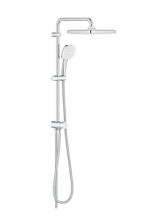 Grohe Στήλη Ντουζ με Μπαταρία Ασημί