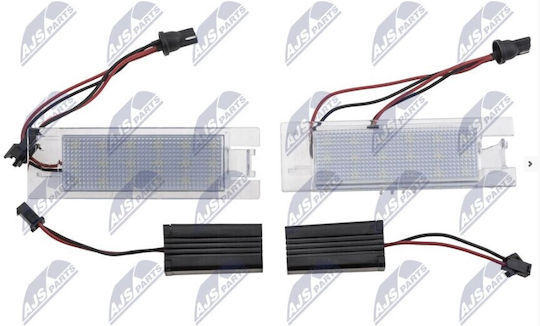 NTY Φώτα Πινακίδας Led για Fiat Punto / Grande Punto