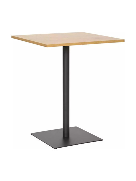 Nerobian Pătrat Masă Sala de mese Lemnoasă Sonoma Shade 60x60x75buc
