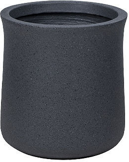 Marhome Übertopf Fiberglas Schwarz 28.5x28.5x30.5εκ.