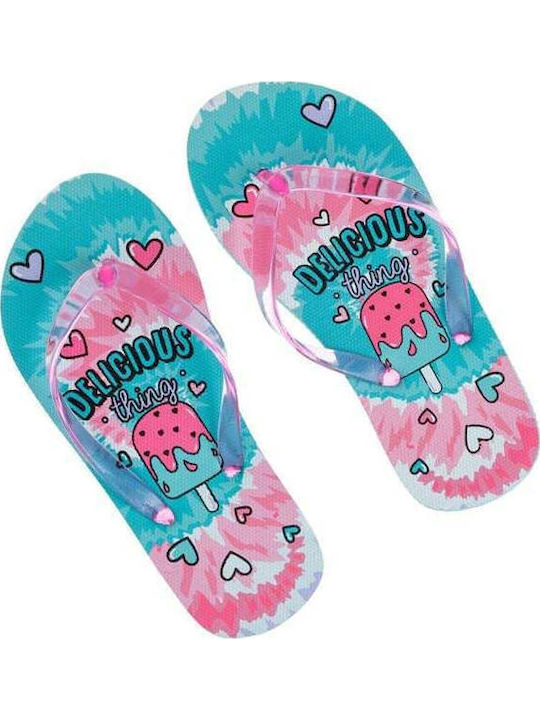 Kinder Flip Flops Türkis