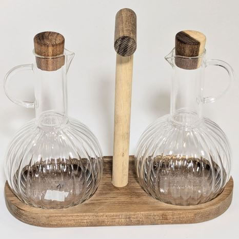 Andrea House Set de Ulei și Oțet Sticlă cu Flux 300ml