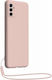 Bigben Connected Case Samsung Galaxy M52 5g In Silicone Matching Wrist Strap Pink