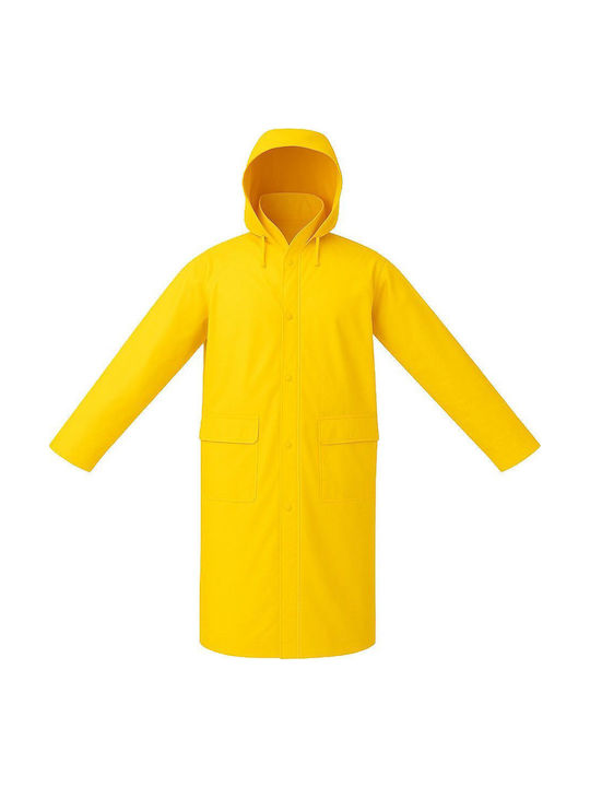 Waterproof Trench Coat Yellow Cresman Tytan L