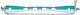 Salon Tech Rollers Cold Wave Rods 6mm in Green Color 12pcs
