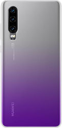 Color Block Case Huawei P30 Shockproof Scratch Resistant Purple
