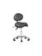 Salon Tech Black Hair Salon & Spa Chair with Adjustable Height
