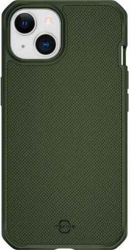 Itskins Case Iphone 14 Plus Reinforced Ballistic Nylon R Green