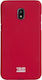 Farbblock Handyhülle Galaxy J3 2017 Hart Rot