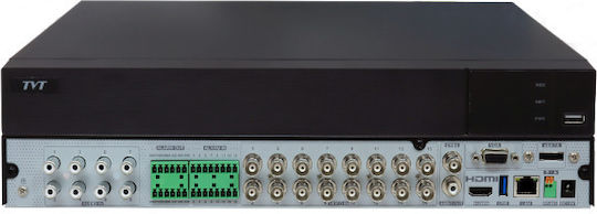 TVT TD-2716NE-HC-H Καταγραφικό HVR 16 Καναλιών με Ανάλυση Full HD+