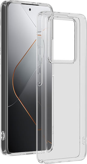 Bigben Handyhülle Xiaomi 14t Pro Flexibel Silisoft Anti-Yellowing Transparente