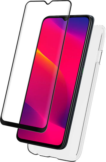 Bigben Connected Schutzpaket Oppo A9 A5 9h Stoßfeste Handyhülle Mit Gehärtetem Glas Transparente