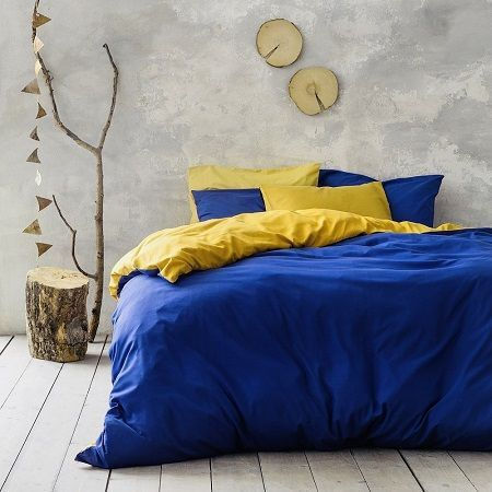 Nima Duvet Queen 220x240cm Blue-Orange