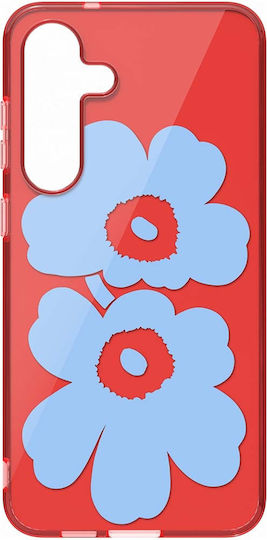 Samsung Case Samsung Galaxy S25 Plus Floral Pattern Unikko Ultra-trendy Red
