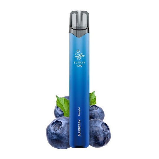 Elf Bar Disposable Electronic Cigarette 1000 Puffs Blueberry 2ml 20mg 1pcs
