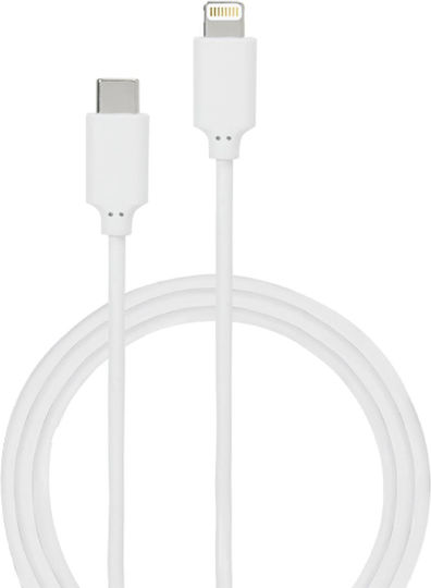 Bigben Connected Usb C Lightning Cable 2m 2.4a White