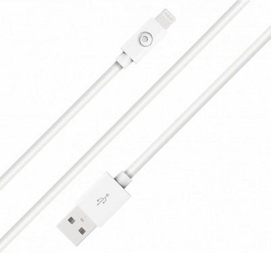 Bigben Connected USB-A Lightning Cable 2m 2.4A White