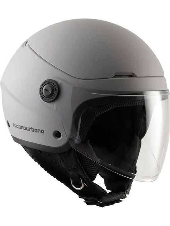 Tucano Urbano El' Pop Matt Grey Κράνος Μηχανής Jet ECE 22.06 1250gr