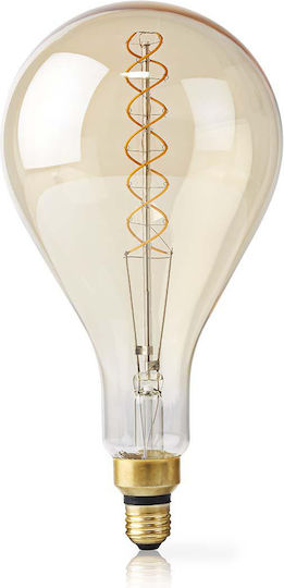 Nedis LED Filament Glühbirne E27 A160 5W 280 Lumen 2000K Dimmbar Vintage In Glas Transparent