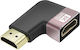 Linq 8k Uhd HDMI Weiblich Zu HDMI Männlich Rechtswinkel Video Konverter Schwarz