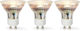 Nedis Pack 3 LED GU10 Spots 4.5W 345lm 2700K IPX2 Vintage Bulbs White