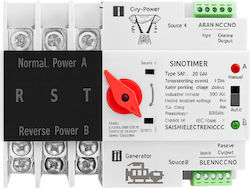 Sinotimer Μεταγωγικός Διακόπτης Ράγας 220V 125A