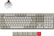 Keychron C2 Pro C2PX-M3 Gaming Mechanical Keyboard with Keychron Brown switches and RGB lighting (English US) Retro