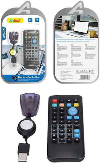 Andowl Computer Remote Usb Receiver Q-pc31 Pc Remote Controller Usb Receiver