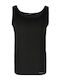 Men's Undershirt Sleeveless in Black Color