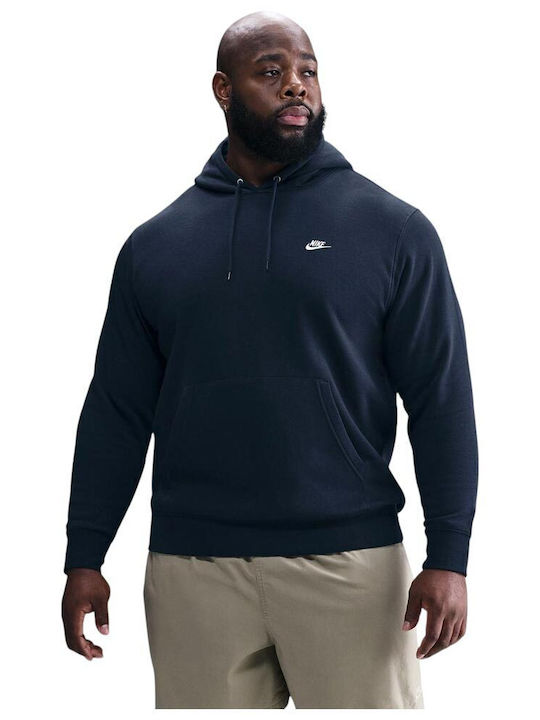 Nike Club Sweatshirt With Blue Hood