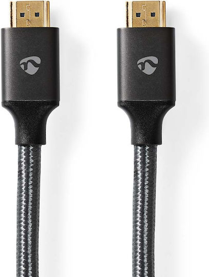 Nedis Hdmi La Hdmi Ultra High Speed 48 Gbps 8k La 60hz Cablu 1m Gri Antracit