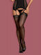 Obsessive Amallie Șosete Sexy Negre