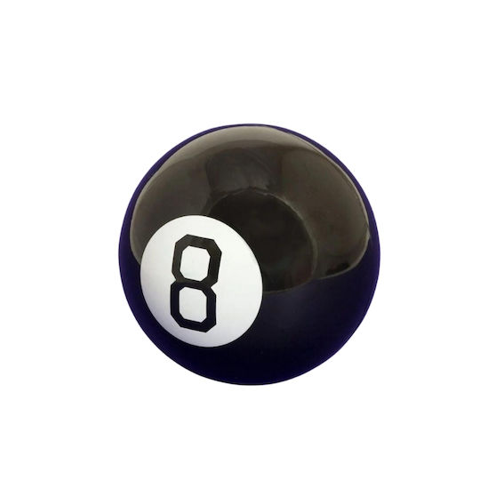 Wahrheitskugel Magic 8 Ball 10cm Schwarze Weiße Shake Um Antwort Zu Erhalten 20 Antworten In Englisch