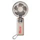 Tragbarer Ventilator Mit LED-Anzeige Z8 3 Geschwindigkeiten Usb-c 2a 3600mah Kompakt Leicht Beige