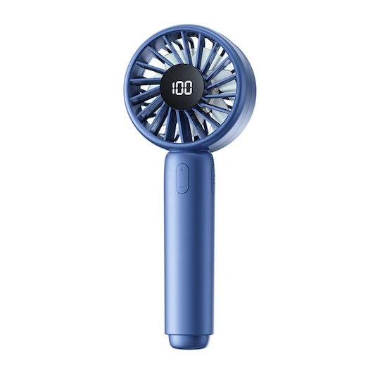 Ventilator Mini Portabil Ct-110 5 Viteze Usb-c Compact Ușor Set Autocolant Albastru