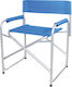 Panda Beach Director Chair Blue Waterproof 57x4...