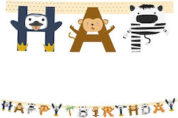 Garland Happy Birthday Animals