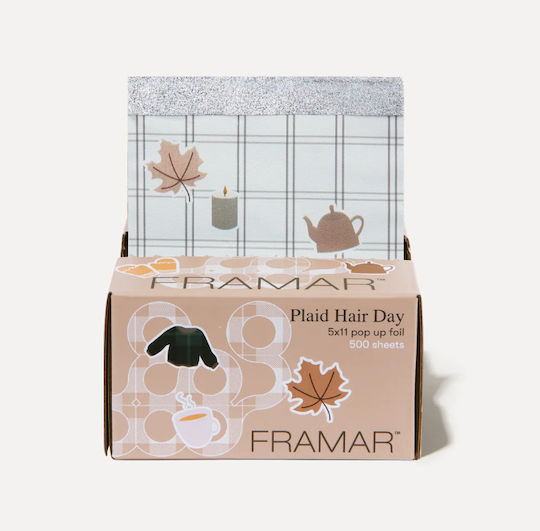 Алуминиево Фолио Листове 5x11 Plaid Hair Day Framar 500бр 13060