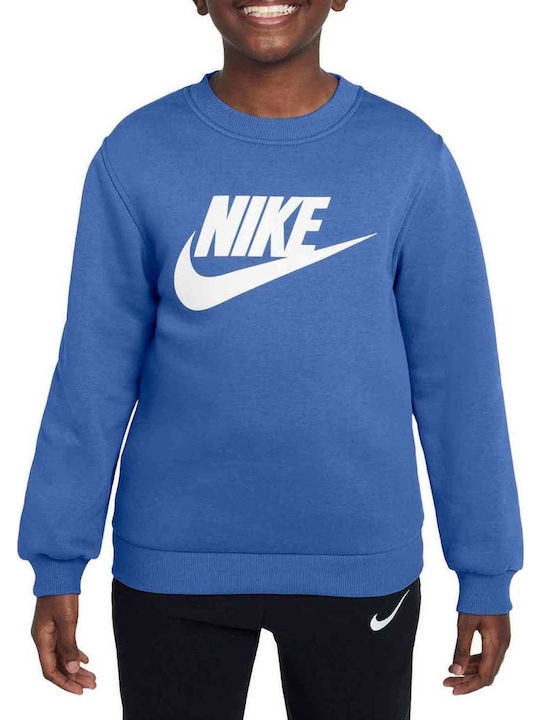nike men's sportswear club crewneck sweatshirt psychic blue