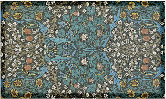 Artsy Mats Covor de Intrare Antiderapant William Morris Tulips Multicolor 70x40buc