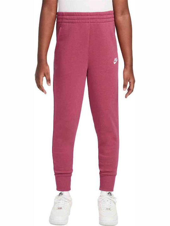 Nike Kids Sweatpants Pink Sportswear Club