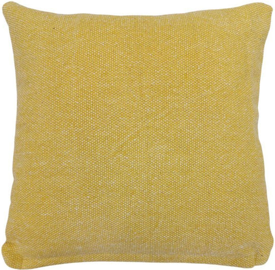 Sofa-Kissen aus 100% Baumwolle Gelb 60x60cm