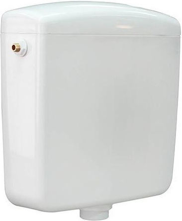Ideamix Wall Mounted Plastic Low Pressure Rectangular Toilet Flush Tank White